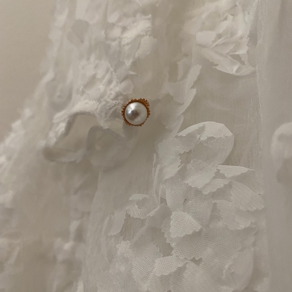 Elegant White Lace Mini Dress sister Jane - Picture 3 of 4